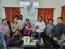 Welcome of I/C Deputy Superintendent of SGAH